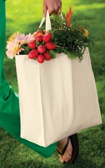Port Authority 100% Organic Cotton Grocery Tote