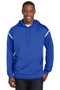 Men's Sport-TekÂ® Tech Fleece Colorblock Hooded Sweatshirt