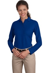 Ladies Silk Touch Sport Shirt (Long Sleeve)