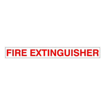 Fire Extingusher Decal