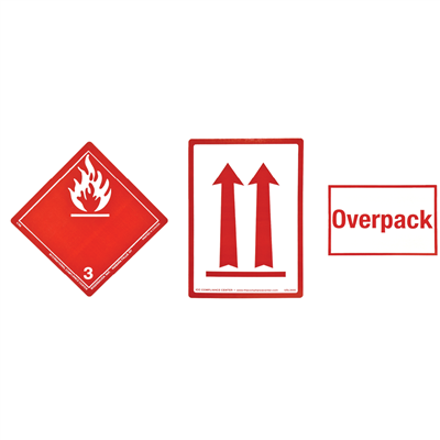 Jet Fuel Shipping Labels