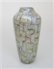 Tall Rainbow Mosaic Vase