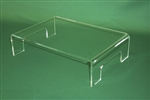 RTY1 Acrylic Tray Riser 3"H x 12" W x 8"D