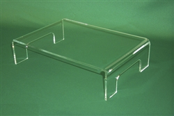 RTY1 Acrylic Tray Riser 3"H x 12" W x 8"D