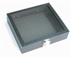 Half Display Tray Case W/Glass Top 2" Deep