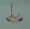 Brass & Acrylic Swing Arm Display