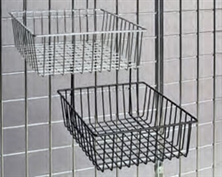 Universal Wire Basket 12"W x 12"D x 4"H