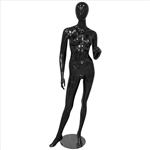 Glossy Egghead Mannequin w/Stand Female 2