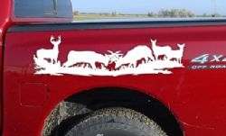 Winner Takes All Deer Decal