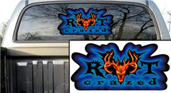 Rut Crazed Blue Decal