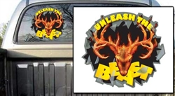 Unleashed Deer Decal