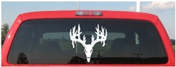 Double Drop Skull Deer Decal