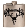 Mathews Buck Skull Flask