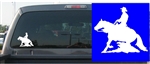 Reining Horse Decal