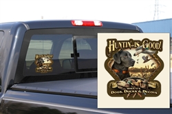 HIG Dogs Ducks Decoys Decal