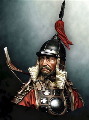 Mongol Warrior, 200mm (1/9) Scale Resin Bust