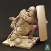 BCEH750005 Kneeling Legionarius, 75mm resin figure