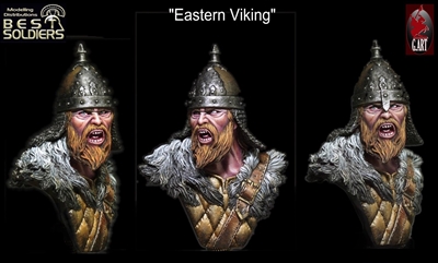 Eastern Viking, 1/10 scale resin bust