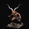 BM0010 Satryas the Faun, 54mm, sculpted by Valentin Zak, box art painted by Matthieu Roueche