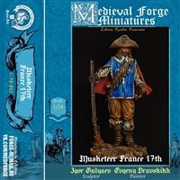 Musketeer, France 17th century, 75mm, resin