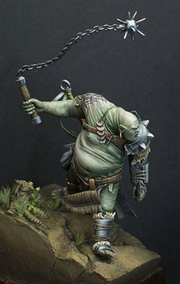 Battle Ogre, 54mm resin full figure