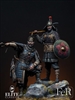 ELI01001 The Golden Horde, 1380, 54mm figures, 18 resin parts (2 figure set), sculpted by Anton Volgin, box art painted by Carlos Royo