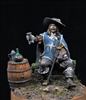 Porthos from the Three Musketeers. 75mm figure produced by Medieval Forge.  This is the box art figure painted by Jim Rice.