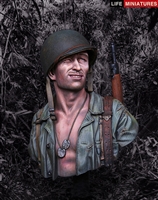 Life Miniatures USMC Guadalcanal 1942 1/9 scale bust.