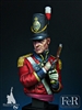 MHB00039 Officer, Coldstream Guard Waterloo, 1815, 1/12 scale bust, 6 resin pieces, sculpted by Paul Deheleanu, box art painted by Marc Masclans