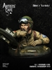 U.S. Sherman Commander, Normandy 1944, 200mm (1/9) Scale Resin Bust