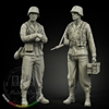 Waffen-SS MG-42 Set, resin figure set, 1/35 scale