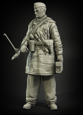 PA35-063 Waffen-SS Anorakanzug MG-42 gunner, resin, 1/35