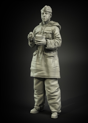 PA35-067 Waffen-SS Anorakanzug at rest No.2, resin, 1/35