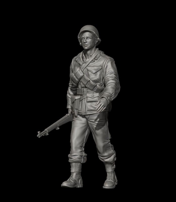 US Soldier in M43 uniform No.1