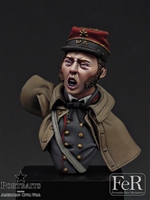 2nd Lt Washington Artillery of New Orleans, 1864, 1/16 bust