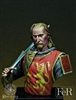 Richard I, the Lionheart, Arsulf, 1191, 1/16 scale resin bust