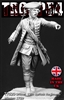 T7520 Officer 12th Foot Minden 1759, 75mm resin figure, sculpted by Alexander Kabankov