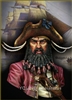 YH1823 - BLACK BEARD 1718 Queen Anne's Revenge , 1/9 scale bust