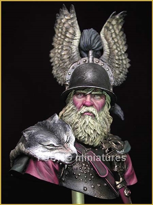 YH1828 - Celtic Warrior Hallstatt 6th century B.C., 1/9 scale bust