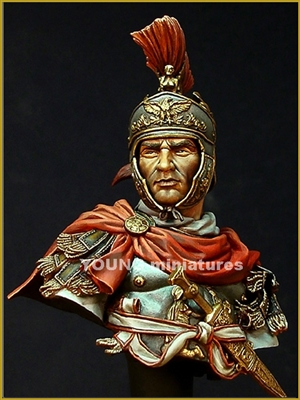 YH1829 - Roman Cavalry Officer 180 B.C., 1/9 scale bust