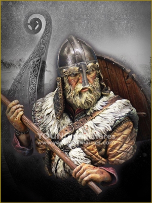 YH1852 - Viking Warrior, 1/9 scale bust