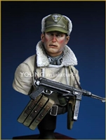 YM1809 - Totenkopf Division WWII, resin 1/9 scale bust