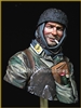 German Fallschirmjager, Ardennes 1944, 1/10 scale resin bust