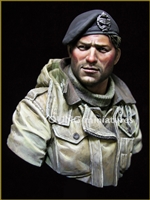 YM1835 - British Tank Crew, resin 1/9 scale bust