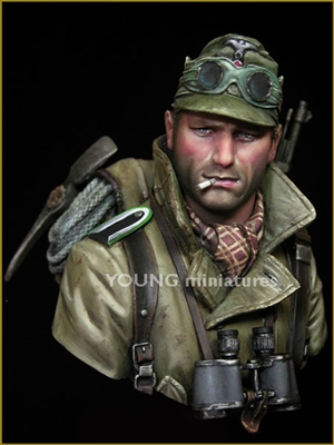 YM1836 - German Gebirgsjaeger 1942, resin 1/9 scale bust