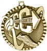 Cross Country Medal Gold 2 inches