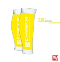 Compressport R2 Yellow Calf Sleeves (Race & Recovery)