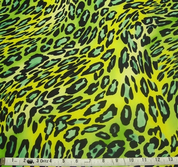 Dirty Girl Gaiters : LEOPARD GONE WRONG LIME