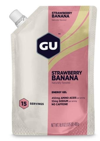 GU STRAWBERRY BANANA Energy Gel 15 Servings