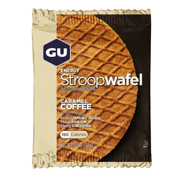 GU CARAMEL COFFEE STROOPWAFEL Energy Waffles